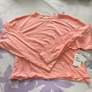 BP Pink Long sleeve Crop top